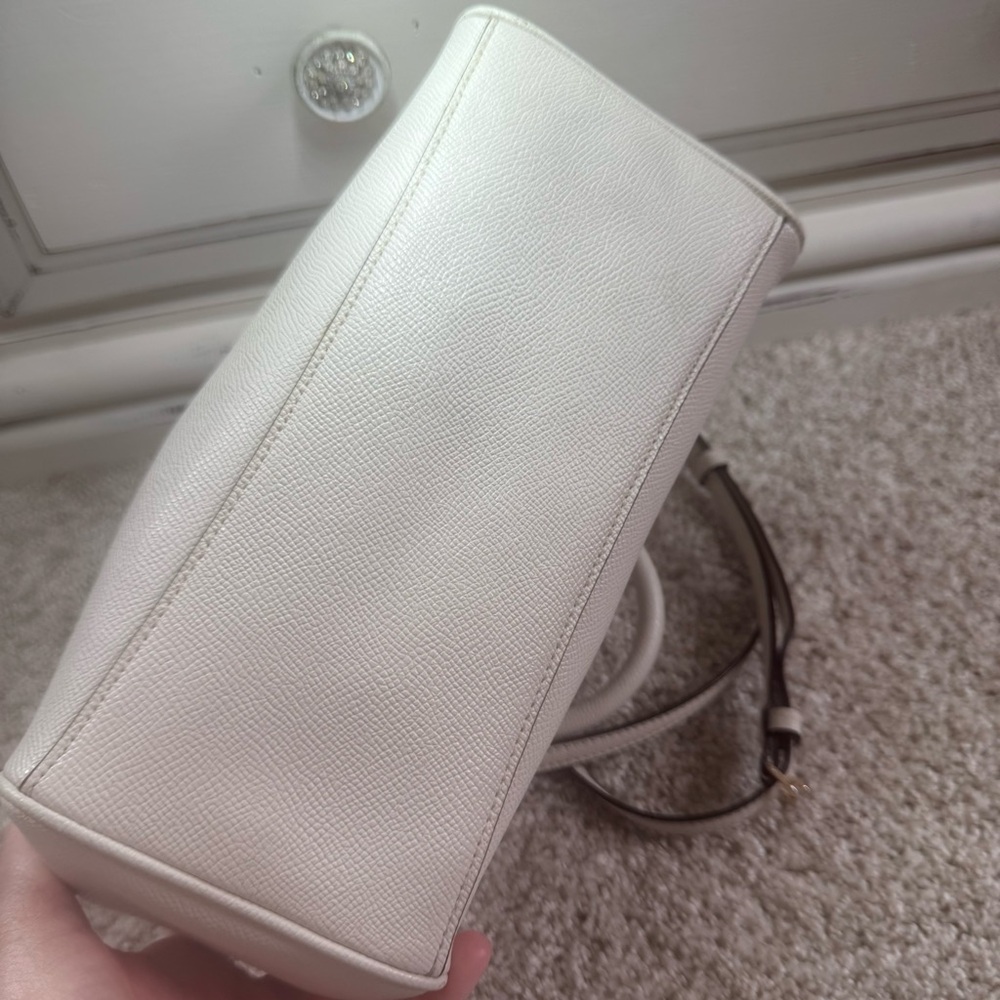 Coach Mini Bennett Satchel Bag With Crossbody Strap Ivory F57521 - Picture 3 of 5
